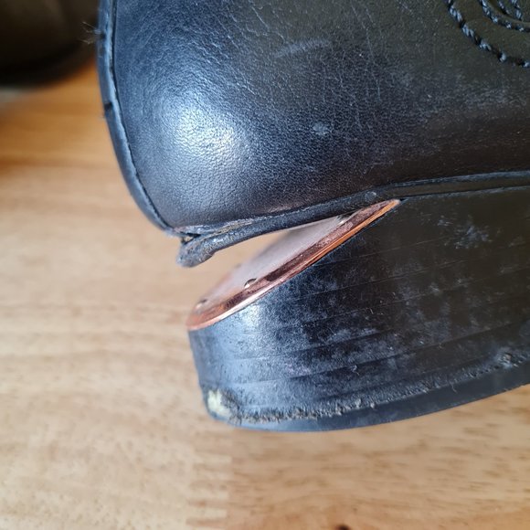 Alexander Wang Anouck Ankle Chelsea Boots Leather 39.5 Eu 9.5 US Rose Gold - Picture 5 of 9